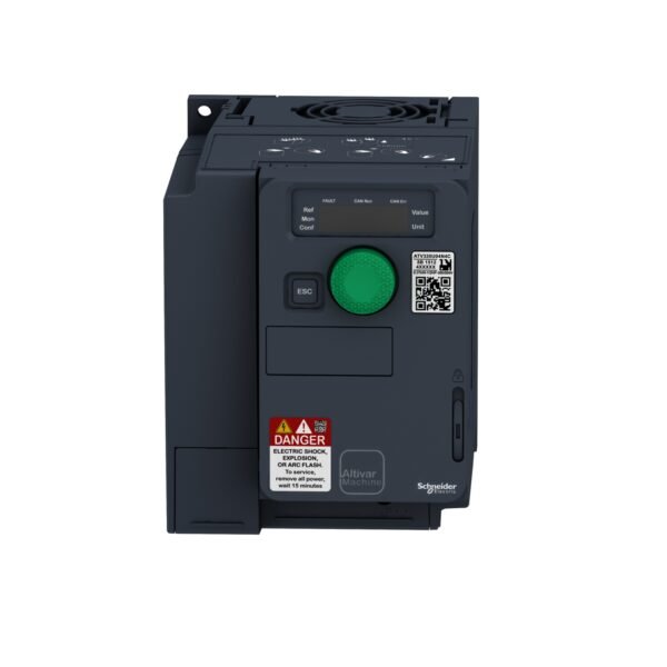 شنايدر ATV320U15N4C ATV | محرك متغير السرعة، ATV320، 1.5 كيلو واط، 380...500 فولت، 3 مراحل، مدمج
