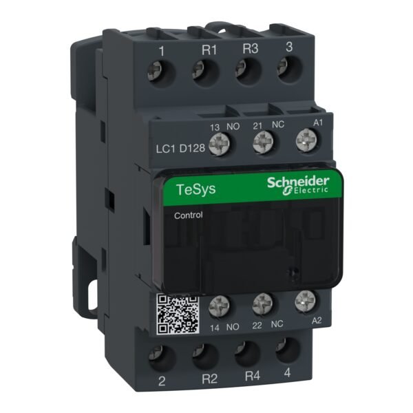 شنايدر LC1D128F7 المقاولين | موصل TeSys D - 4P(2 NO + 2 NC) - AC-1 - <= 440 فولت 25 أمبير - 110 فولت ملف تيار متردد