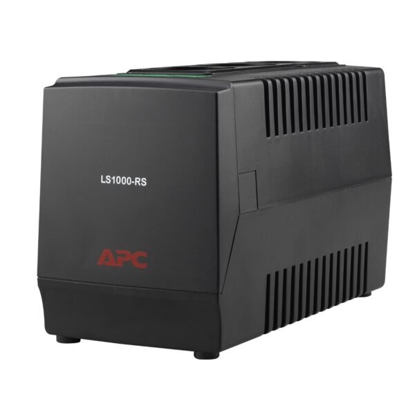 شنايدر LS1000-RS APC | منظم جهد كهربائي أوتوماتيكي APC Line-R 1000VA، 3 منافذ شوكو، 230 فولت