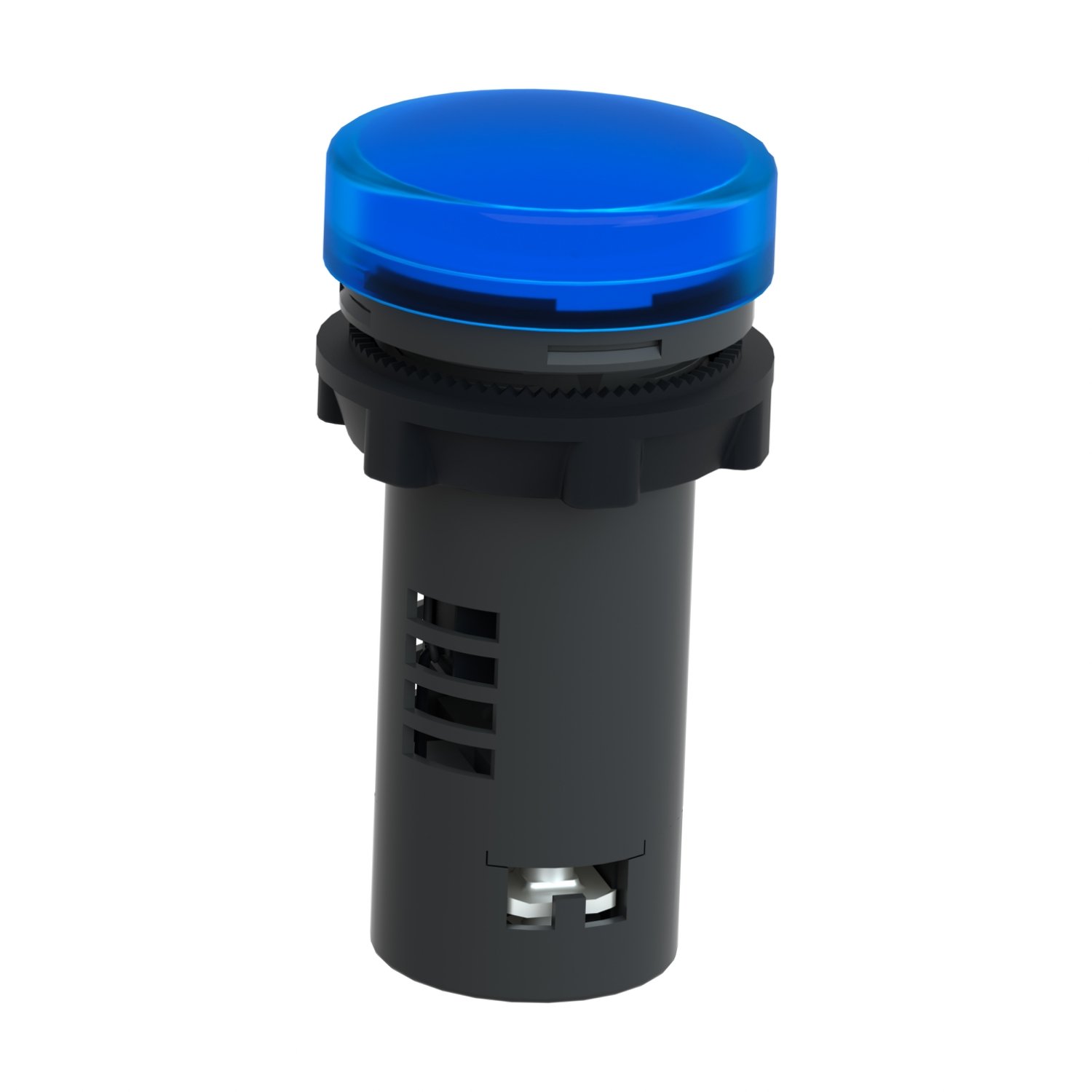 شنايدر XA2EVB6LC | ضوء إرشادي، بلاستيك، أزرق، قطر 22 مم، مع LED مدمج، 24 فولت تيار متردد/تيار مستمر - الصورة 5