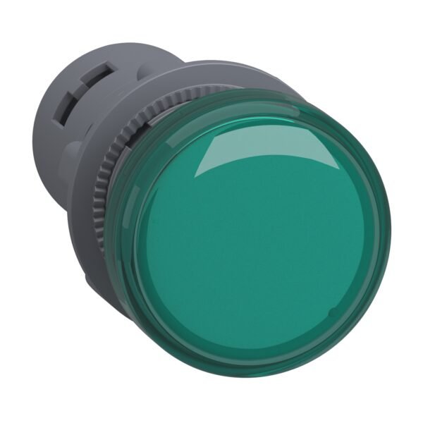 ⁦شنايدر XA2EVF3LC | ضوء تجريبي دائري Ø 22 - أخضر - LED متكامل - 110 فولت تيار متردد - أطراف تثبيت لولبية⁩ - الصورة ⁦7⁩