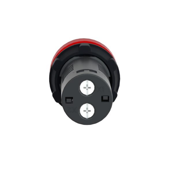 ⁦شنايدر XA2EVF4LC هارموني | ضوء تجريبي دائري Ø 22 - أحمر - LED متكامل - 110 فولت تيار متردد - أطراف تثبيت لولبية⁩ - الصورة ⁦3⁩
