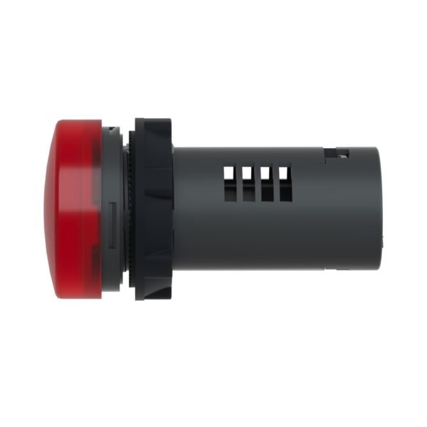 ⁦شنايدر XA2EVF4LC هارموني | ضوء تجريبي دائري Ø 22 - أحمر - LED متكامل - 110 فولت تيار متردد - أطراف تثبيت لولبية⁩ - الصورة ⁦4⁩