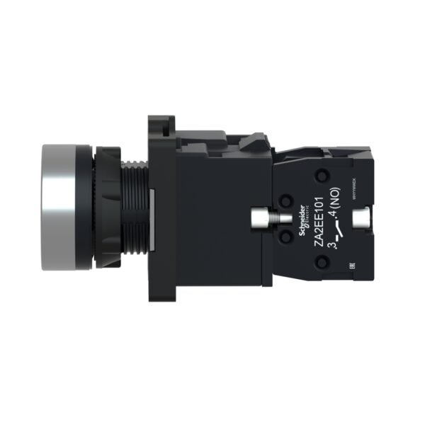 ⁦شنايدر XA2EW34M1 | زر ضغط كامل للإضاءة باللون الأحمر - Ø22 - تدفق - 220 فولت تيار متردد - 1NO⁩ - الصورة ⁦5⁩