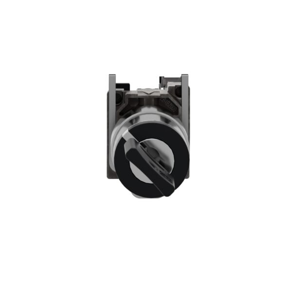 ⁦شنايدر XB4BG21 | سيليكتور مفتاح، معدني، أسود، بقطر 22 مم، مفتاح رقم 455، له موضعان، دون العودة للموضع الأصلي، نقطة تلامس في موضع الفتح⁩ - الصورة ⁦3⁩