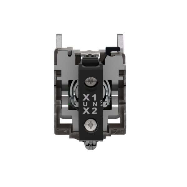 ⁦شنايدر XB4BVB3 | ضوء إرشادي، معدني، أخضر، Ø22، عدسة عادية مع LED مدمج، 24 فولت تيار متردد/تيار مستمر⁩ - الصورة ⁦7⁩