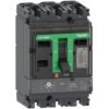 شنايدر C10H3TM063 كومباكت | قاطع دائرة، كومباكت NSX100H، 70 كيلو أمبير/415 فولت تيار متردد، 3 أقطاب، وحدة رحلة TMD 63 أمبير