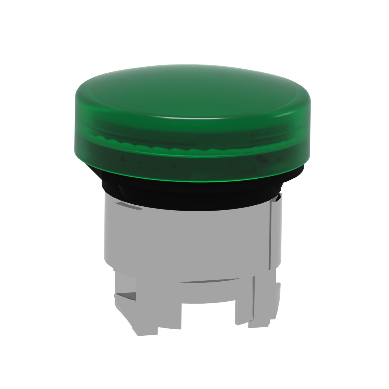 شنايدر ZB4BV033 | رأس ضوء تجريبي، معدني، أخضر، Ø22، عدسة عادية لمصابيح LED المدمجة - الصورة 2