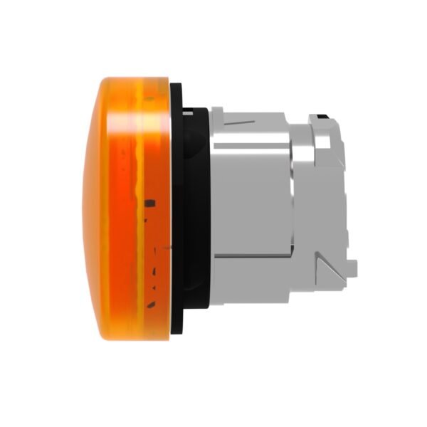 ⁦شنايدر ZB4BV053 | رأس ضوء تجريبي، معدني، برتقالي، Ø22، عدسة عادية لمصابيح LED المدمجة⁩ - الصورة ⁦4⁩