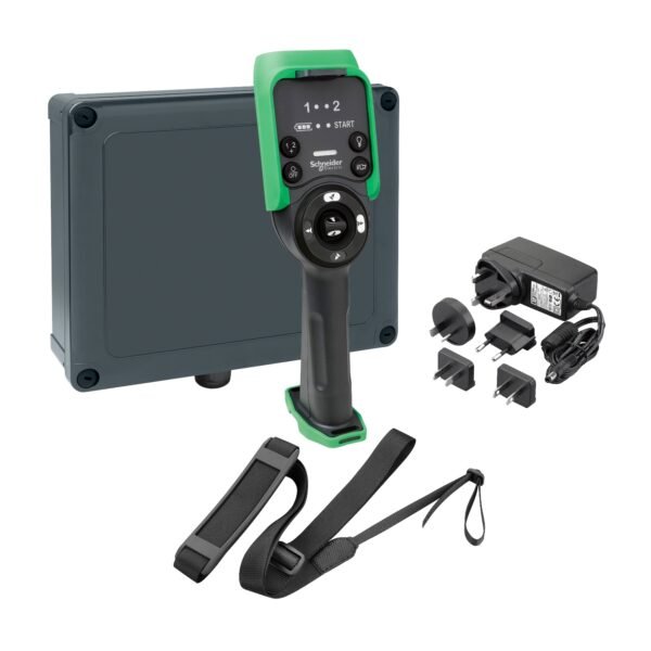 شنايدر XARSK8L12W | نظام تحكم لاسلكي عن بعد يتكون من 1 XARS8L12W + 1 شاحن + 1 حزام كتف + 1 كابل USB/RJ45 + 1 برنامج تكوين