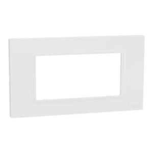 شنايدر M3TB04_WE | إطار غطاء،وش بلاستيك 4 فتحة، Miluz E،  مجموعات، أبيض