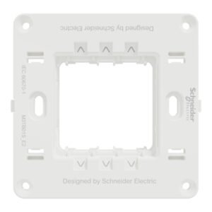 شنايدر M3TB01S_E2 | إطار دعم، شاسيه بلاستيك 7*7 مربع، ميلوز E، ثنائي العصابة، أبيض