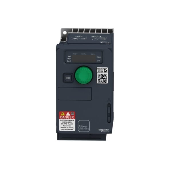 ⁦Schneider ATV320U04M2C | Variable speed drive, ATV320, 0.37 kW, 200…240 V, 1 phase, compact⁩ - الصورة ⁦3⁩
