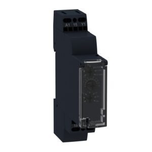 Schneider RE17RMJU | Time delay relay 10 functions - 1 s..100 h - 12 V AC/DC - 1 OC