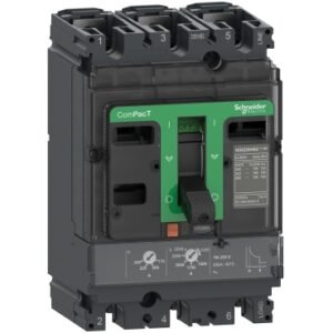 شنايدر C25H3TM200 | قاطع دائرة، كومباكت NSX250H، 70 كيلو أمبير/415 فولت تيار متردد، 3 أقطاب، وحدة رحلة TMD 200 أمبير