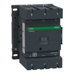 شنايدر LC1D115E7 | موصل TeSys D - 3P(3 NO) - AC-3 - <= 440 فولت 115 أمبير - 48 فولت تيار متردد 50/60 هرتز