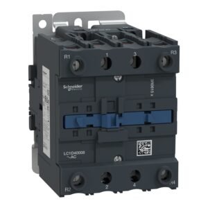 شنايدر LC1D40008M7 | موصل TeSys D - 4P (2 NO + 2 NC) - تيار متردد - 1 <= 440 فولت 60 أمبير 220 فولت تيار متردد 50/60 هرتز