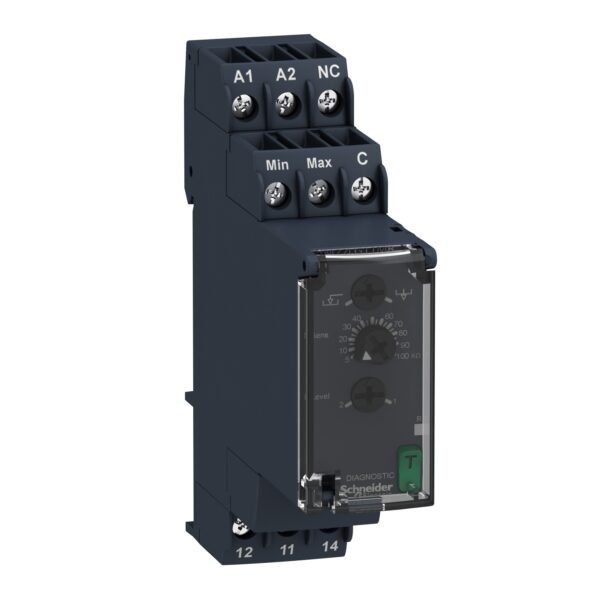 ⁦شنايدر RM22LG11MR تتابع | مرحل التحكم في المستوى RM22-L - 24..240 فولت تيار متردد/تيار مستمر - 1 C/O⁩ - الصورة ⁦6⁩