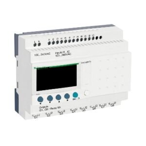 شنايدر SR2A201FU | مرحل ذكي مدمج Zelio Logic - 20 IO - 100..240 V AC - بدون ساعة - عرض