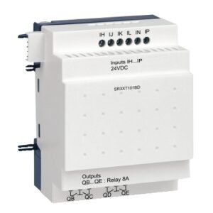 شنايدر SR3XT101BD | وحدة تمديد الإدخال/الإخراج المنفصلة - 10 IO - 24 V DC - لـ Zelio Logic